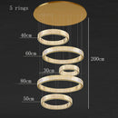 Axyaa Crystal Chandelier: Modern Stair Pendant Lighting for Living Room & Interior