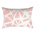 Axyaa Pink Geometric Stripes Pillow Cover for Home Decor and Living Room