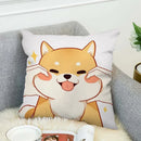 Axyaa Shiba Inu Cushion Cover 45x45cm for Bed or Chair Decor