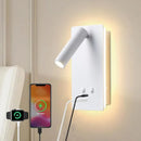 Axyaa Modern LED Wall Light with USB Charging – Simple & Sleek Lighting Solution