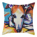 Axyaa Dog Print Linen Pillow Cover 45X45cm