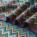Axyaa Boho Knit Throw Blanket with Tassels - Soft Woven Sofa and Bed Plaid