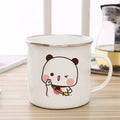 Axyaa Cartoon Bear Boob Enamel Cup Mug - Fun Drinkware Mug for Tea, Coffee, Beer