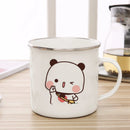 Axyaa Cartoon Bear Boob Enamel Cup Mug - Fun Drinkware Mug for Tea, Coffee, Beer