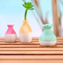 Axyaa Mini Resin Flower Vase | Handmade Bright Colors | Waterproof & Portable