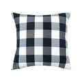 Axyaa Black White Checkered Cushion Cover Nodic Style Pillowcase Sofa Decor 30x50cm/45x45cm
