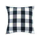 Axyaa Black White Checkered Cushion Cover Nodic Style Pillowcase Sofa Decor 30x50cm/45x45cm