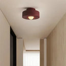 Axyaa Nordic Simon LED Ceiling Light Red Resin Lamp