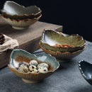 Axyaa Ceramic Dipping Sauce Set and Salad Bowl Tableware