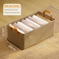 Axyaa Metal Frame Clothes Organizer Storage Box for Wardrobe Closet Organization