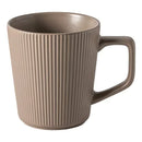 Axyaa Striped Ceramic Coffee Cup Vintage Style Mug with Handle, High Capacity