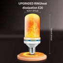 Axyaa Flame Effect E27 LED Bulb for Dynamic Household Lighting