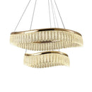 Axyaa Crystal LED Chandeliers - Modern Luxury Lighting Fixtures