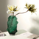 Axyaa Sea Cucumber Green Glass Vase Terrarium Hydroponic Home Decor