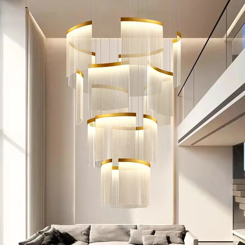 Axyaa Modern LED Ceiling Lamp Chandelier for Bedroom and Dining Room