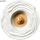 Axyaa Ceramic Dinner Set - Creative Irregular Shaped Tableware for Pasta, Soup, Snacks, Desserts