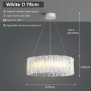 Axyaa Golden Lustre Acrylic Pendant LED Chandelier for Modern Living Room Decor