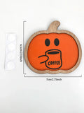 Axyaa Pumpkin Wooden Sticker for Kitchen Decor