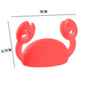 Axyaa Crab Cable Organizer Clip: Self-Adhesive, Cute, Random Color, 4PCS