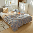 Nordic Cotton Throw Blanket | Axyaa Summer Quilt for Home Decor & Sofa