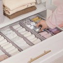 Axyaa Foldable Underwear Drawer Organizer | Closet Storage for Bras, Socks & Clothes