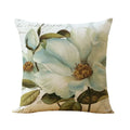 Axyaa Flower Print Cushion Cover 45*45cm Home Decor Sofa Pillow