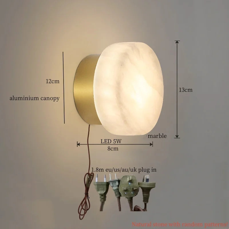 Axyaa Nordic LED Wall Lamps - Modern Indoor Bedroom Lighting Fixture