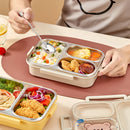 Axyaa Stainless Steel Bento Box with Compartments - Large Capacity Food Container