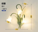 Axyaa Vintage Green Wall Lamp Modern Restaurant Study Bedroom Bedside G4 Lighting