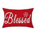 Axyaa Christmas Printed Deer & Santas Pillow Case 30x50cm