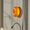 Axyaa Nordic Glass Wall Lamps Orange White Plug LED Ambient Lights for Indoor Decor