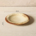 Axyaa Stone Pattern Ceramic Plate Set