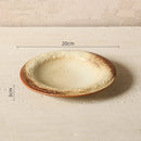 Axyaa Stone Pattern Ceramic Plate Set
