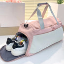 Axyaa Waterproof Multi-Function Gym Duffel with Trolley Sleeve