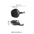 Axyaa Ceramic Seasoning Dish Retro Sauce Plate Sushi Bowl Molecular Cuisine Tableware