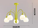 Axyaa Kids' Pumpkin Green Chandelier