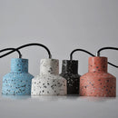 Axyaa Cement LED Pendant Lamp Modern Hanging Light Fixtures in 4 Colors