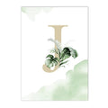 Axyaa Jungle Animals Custom Name Wall Art Poster Canvas Painting Nursery Decor