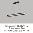Axyaa Nordic LED Aluminum Ceiling Chandelier for Kitchen Living Room