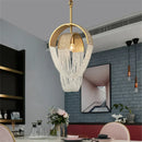 Axyaa Gold Chandelier Crystal Light Fixture Modern Home Decor Island Lamp