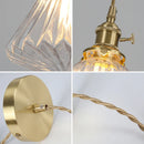 Axya Glass Droplight: Modern French Retro Indoor Pendant Light