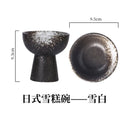 Axyaa Ceramic Ice Cream Cup – Japanese Snack Bowl for Desserts