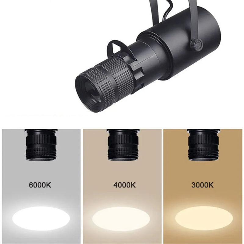 Axyaa Wireless Control Dimmable Track Spotlights with 4 Aperture Dimming