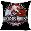Axyaa Jurassic Park Dinosaur Print Throw Pillow Cover - Home Decor Pillow Case