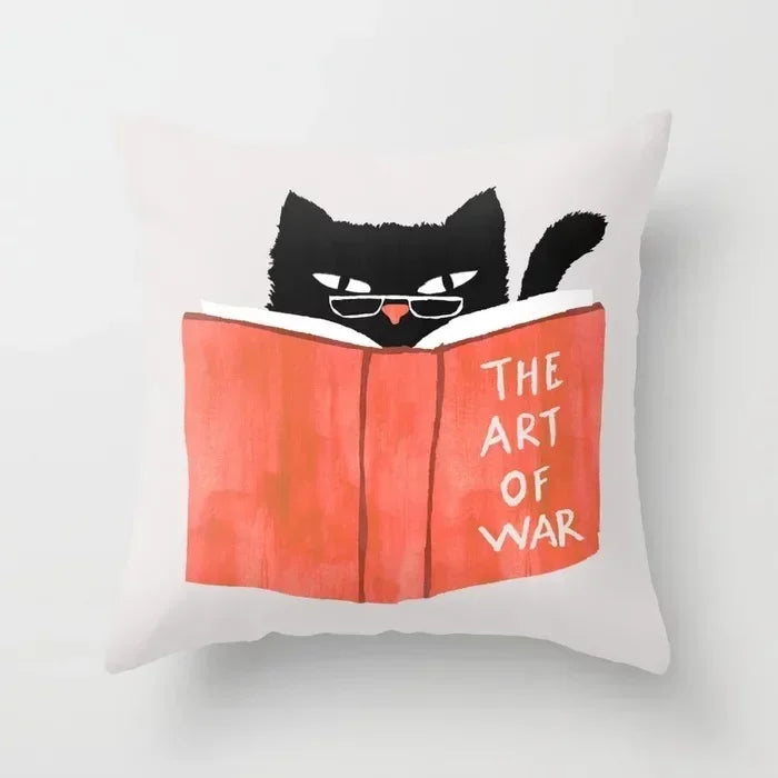 Axyaa Cartoon Animal Pillowcase: Office Car Seat Decor, Sofa Bedroom Cute Pillowcase