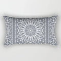Axyaa Nordic Grey White Geometric Square Pillowcase for Home Decor