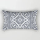 Axyaa Nordic Grey White Geometric Square Pillowcase for Home Decor