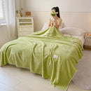 Axyaa Soft Waxy Stroking Cats Blanket - Four Seasons Air Conditioning Waffle Blanket