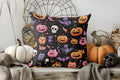 Axyaa Halloween Glow Jack-O'-Lanterns Pillow Cover: Sofa, Bedroom, Car Décor