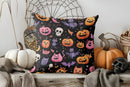 Axyaa Halloween Glow Jack-O'-Lanterns Pillow Cover: Sofa, Bedroom, Car Décor